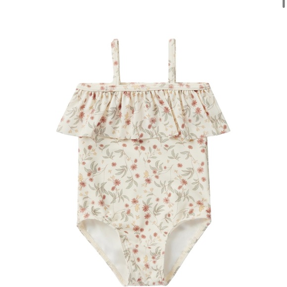 Floral Ruffle Swimsuit— Rylee + Cru - Picture 1 of 3